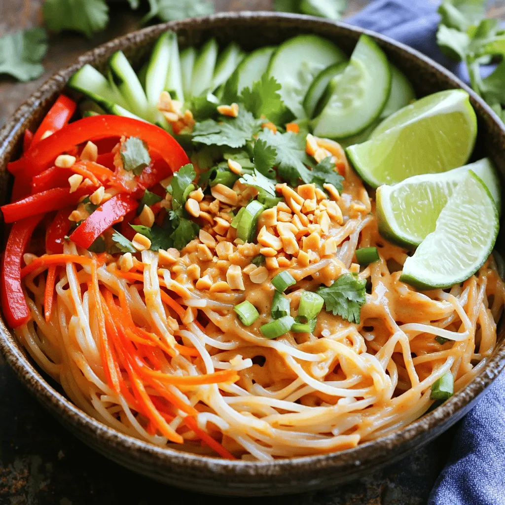 Spicy Peanut Noodle Salad Flavorful and Nutritious Dish
