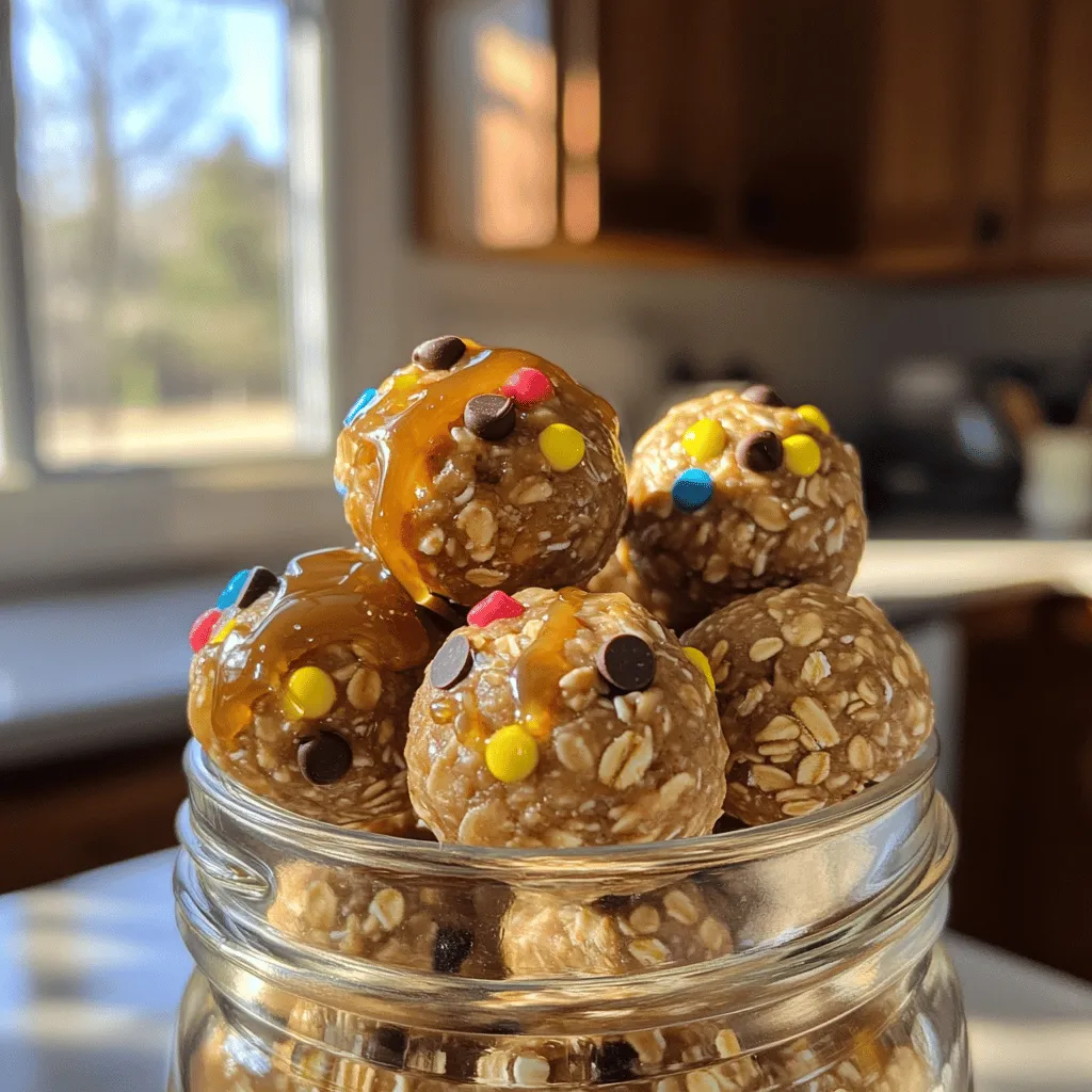 No-Bake Peanut Butter Oatmeal Energy Balls Recipe