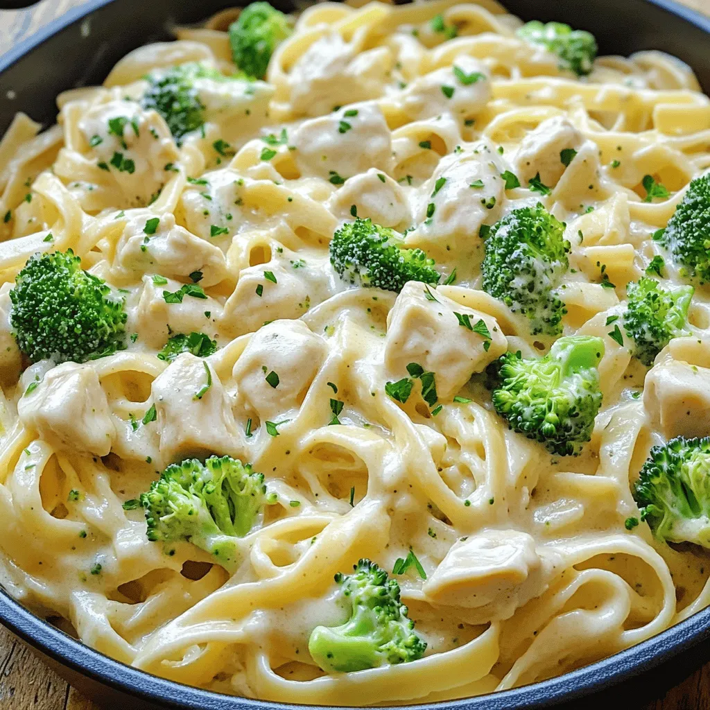 One-Pot Chicken Alfredo Creamy and Simple Meal