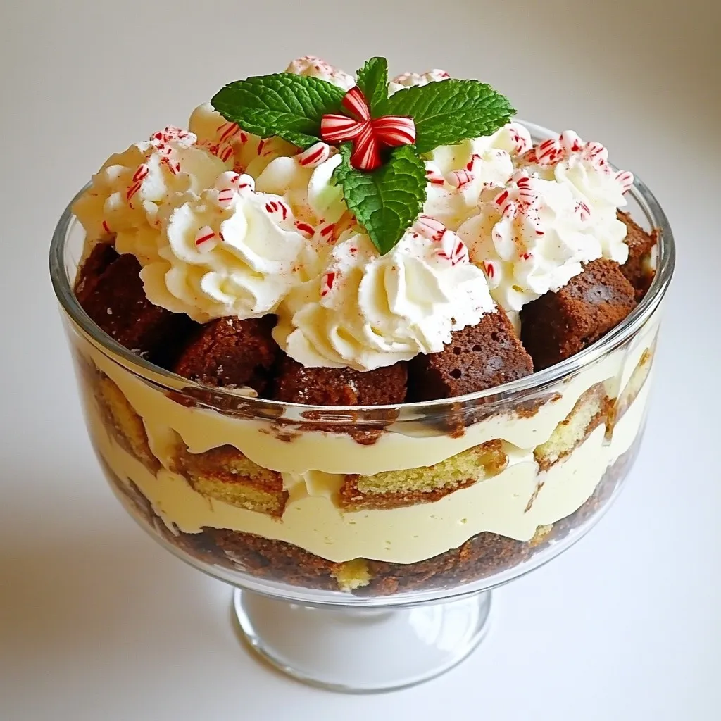 Peppermint Christmas Trifle Festive and Easy Delight