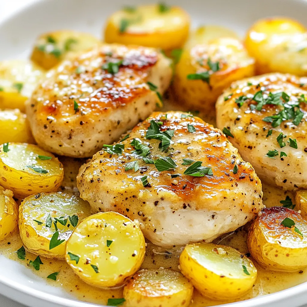 Crockpot Garlic Parmesan Chicken and Potatoes Recipe