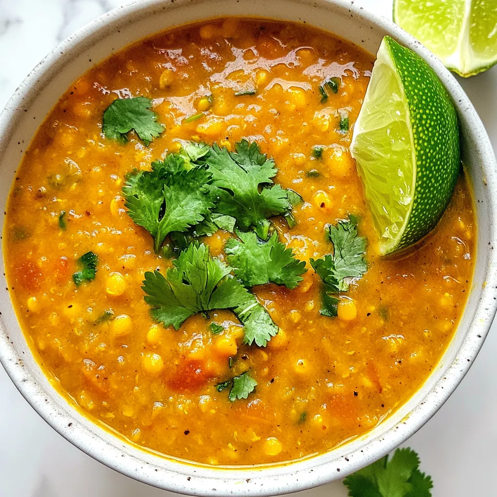 Twenty Minute Vegan Curry Lentil Soup Recipe