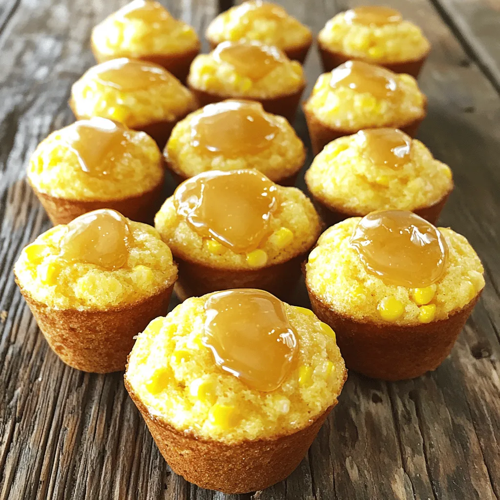 Southern-Style Honey Butter Cornbread Poppers Delight