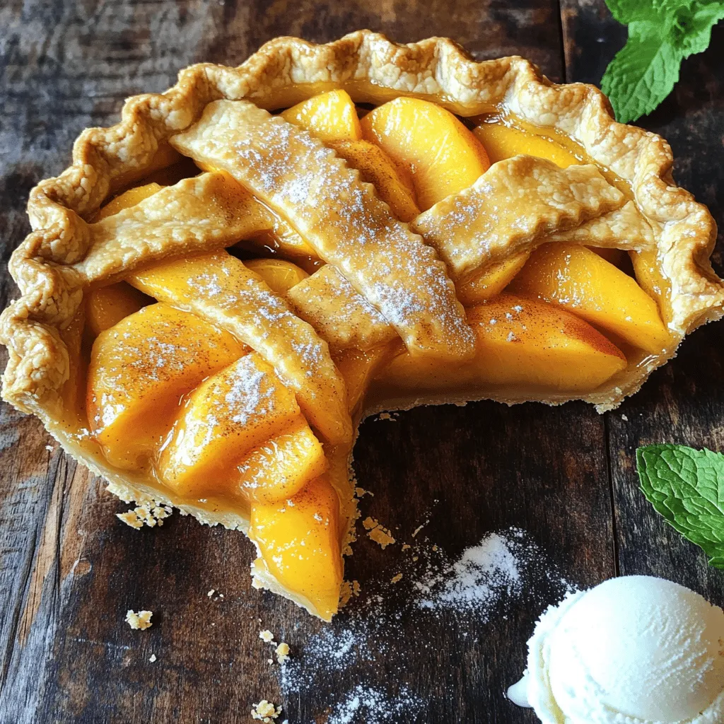 Homemade Peach Pie Irresistible and Easy Recipe