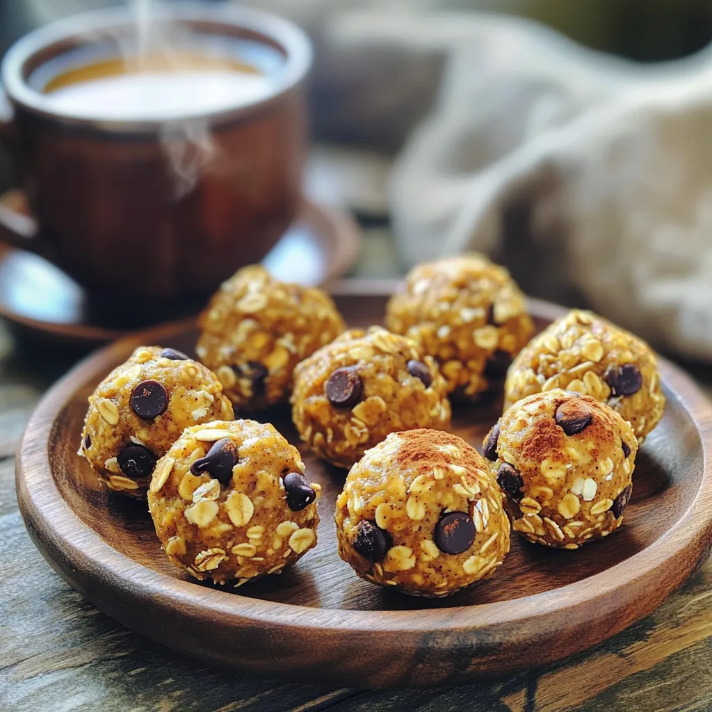 Pumpkin Spice Energy Oat Balls Tasty and Nutritious