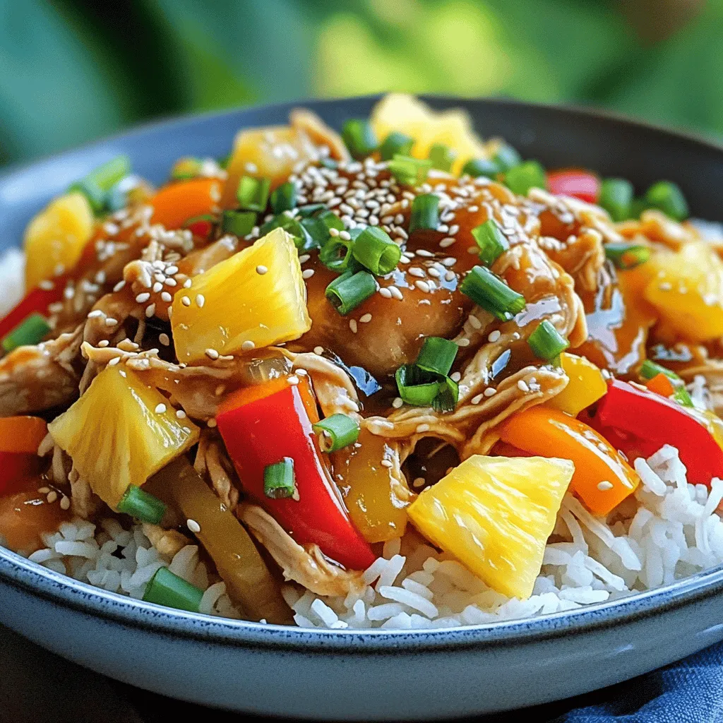 Sweet Hawaiian Crockpot Chicken Flavorful Dinner Delight