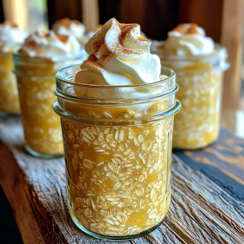 Pumpkin Spice Latte Overnight Oats Delightfully Easy