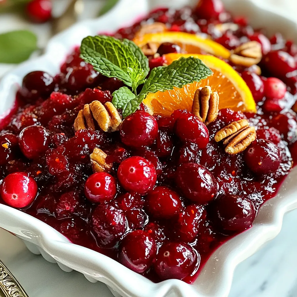 Ingredient Fresh Cranberry Sauce Simple and Tasty