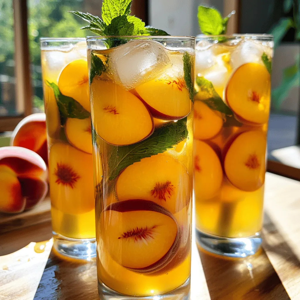 Easy Peach Tea Delightful and Refreshing Recipe