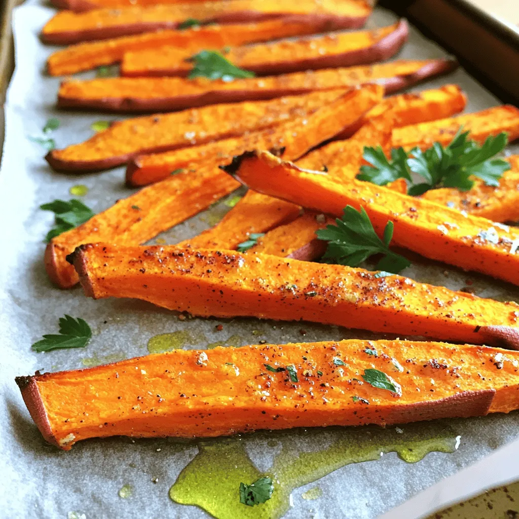 Crispy Baked Sweet Potato Fries Easy and Tasty Snack