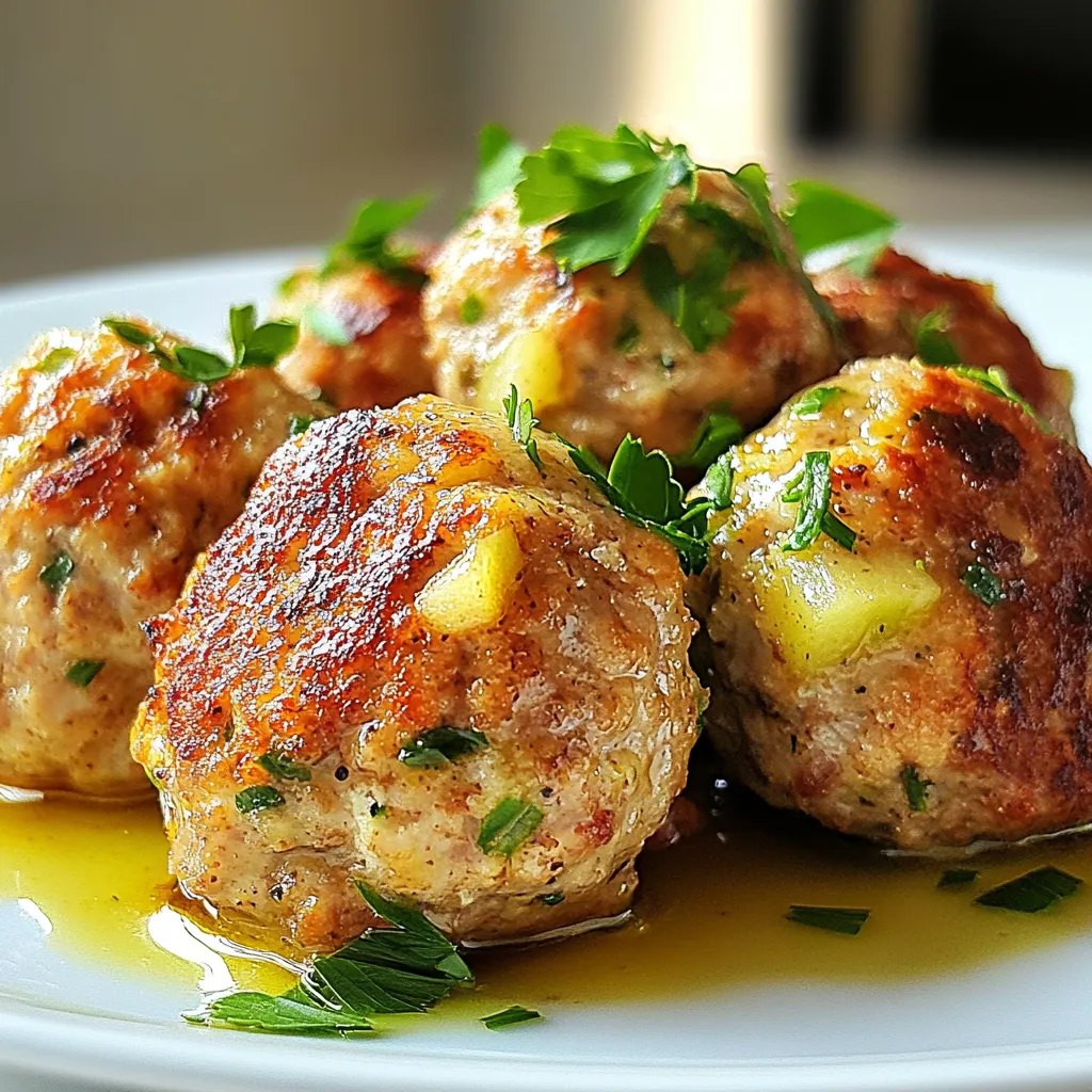 Apple Sage Turkey Meatballs Flavorful and Simple Dish