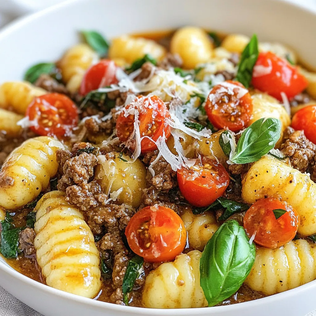 Creamy Ground Beef Gnocchi Flavorful Comfort Meal