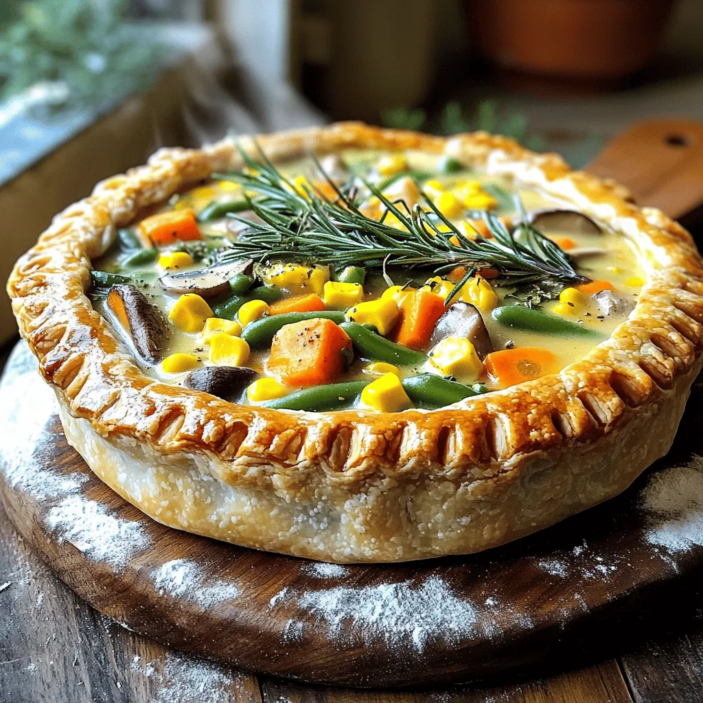 Savory Vegetarian Pot Pie Comfort Food Delight