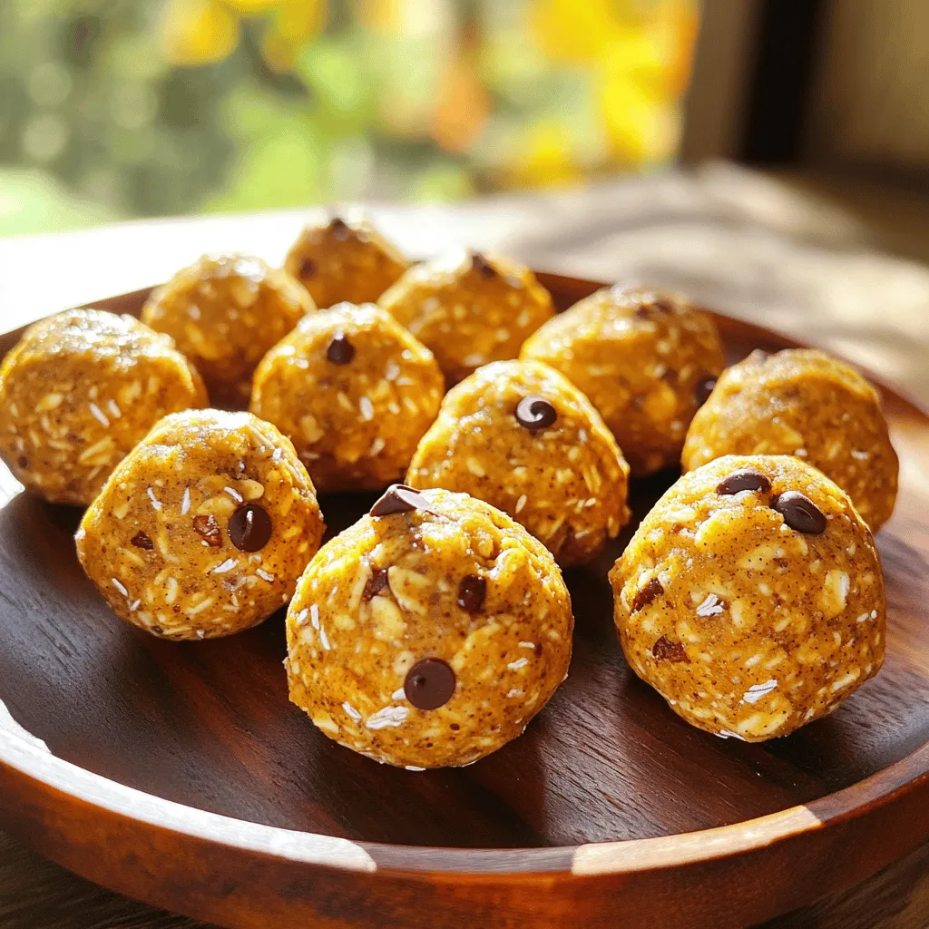 Pumpkin Pie Oat Energy Balls Quick and Tasty Snack