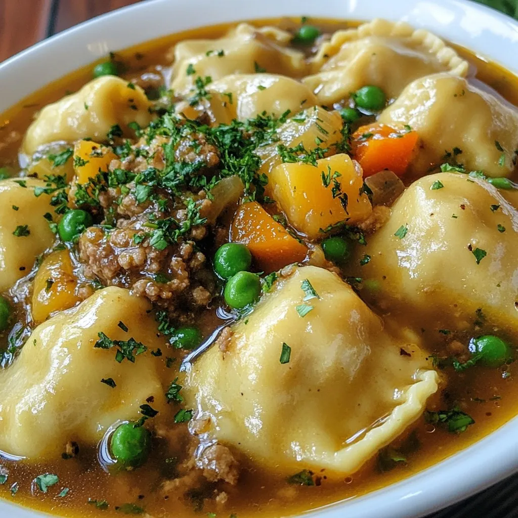 Ground Beef and Dumplings Tasty Comfort Dish
