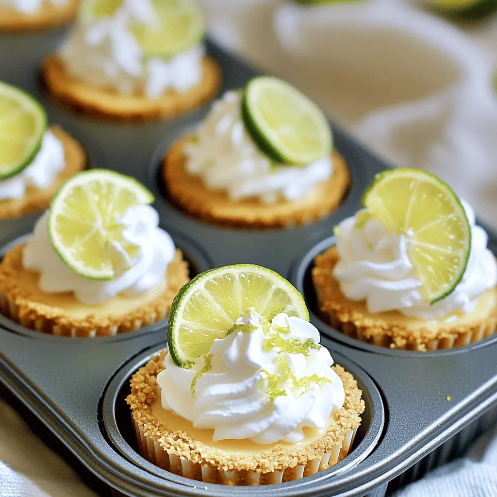 Mini Key Lime Pie Cheesecakes Delicious and Easy Treat