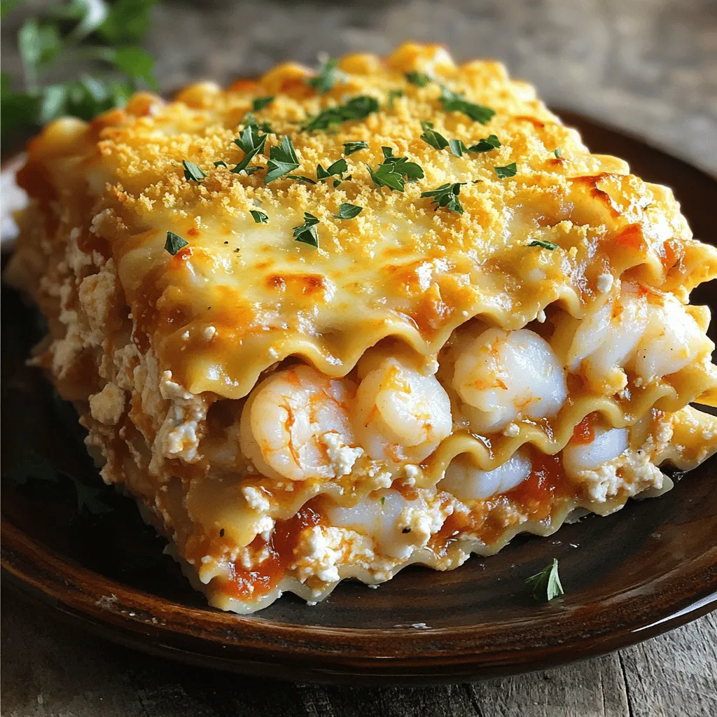 Savory Seafood Lasagna Flavorful and Rich Dish