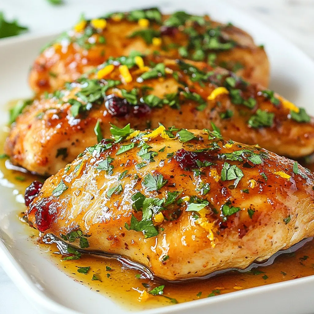 Cranberry Orange Glazed Chicken Flavorful and Easy Recipe