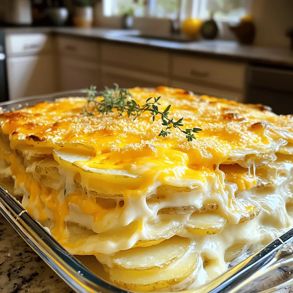 Cheesy Scalloped Potatoes Creamy and Comforting Side
