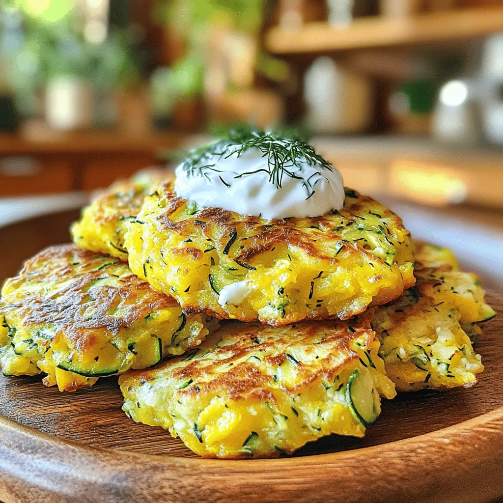 Zucchini and Squash Fritters Tasty and Easy Recipe