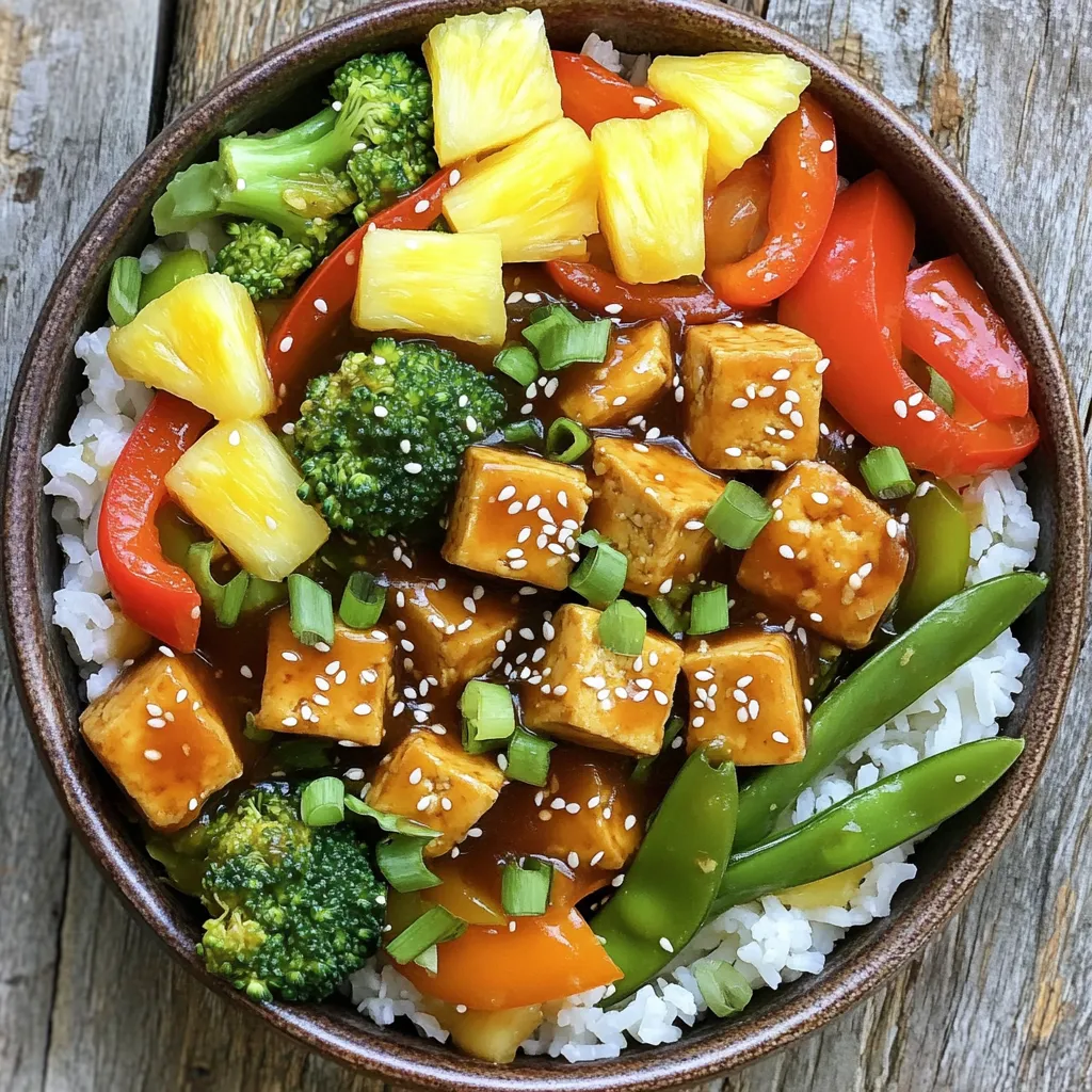 Sweet and Sour Tofu Bowls Flavorful and Easy Recipe