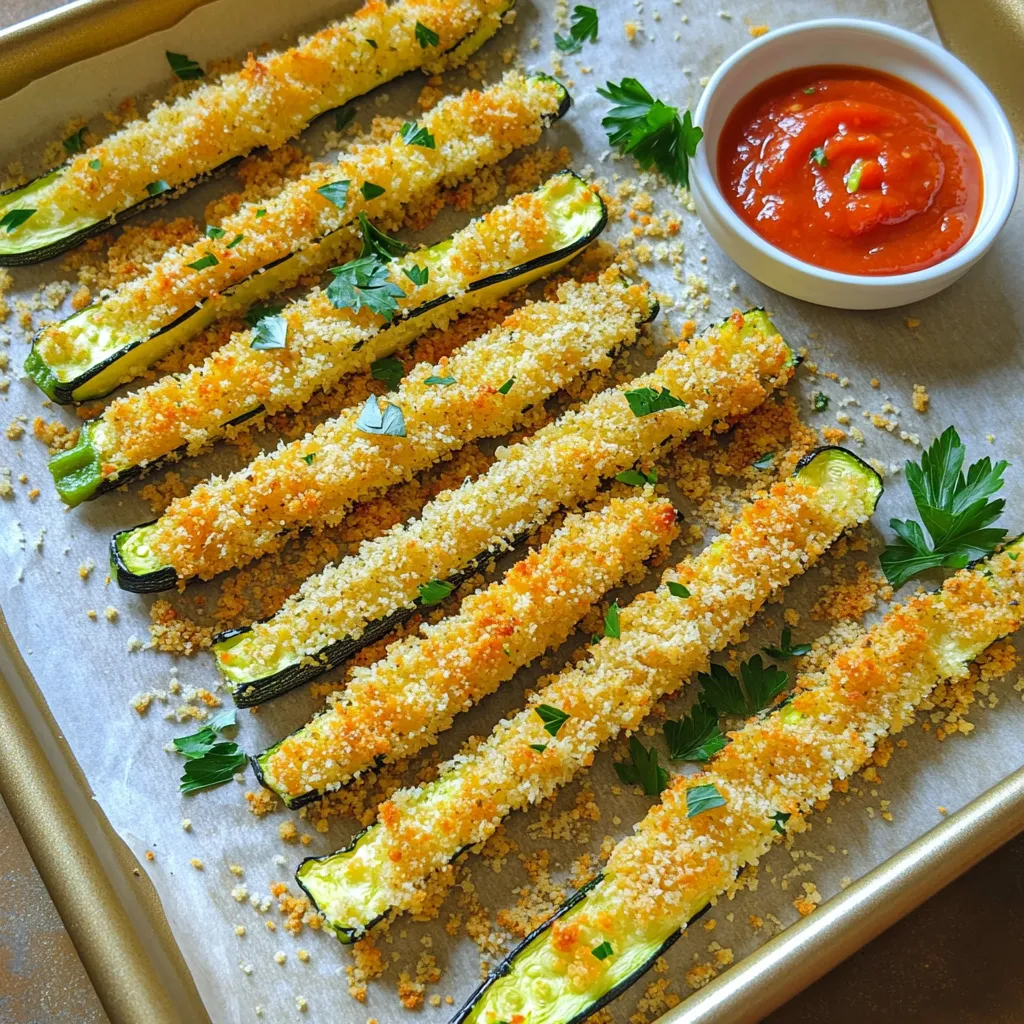 Crispy Parmesan Zucchini Fries Flavorful and Easy Snack