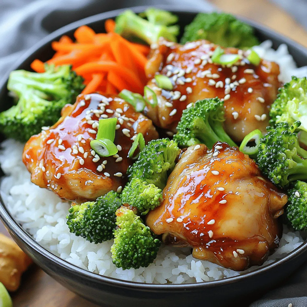 Quick Teriyaki Chicken Bowl Delicious Easy Meal Idea