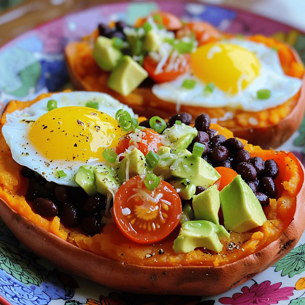 Loaded Breakfast Sweet Potato Flavorful Morning Meal