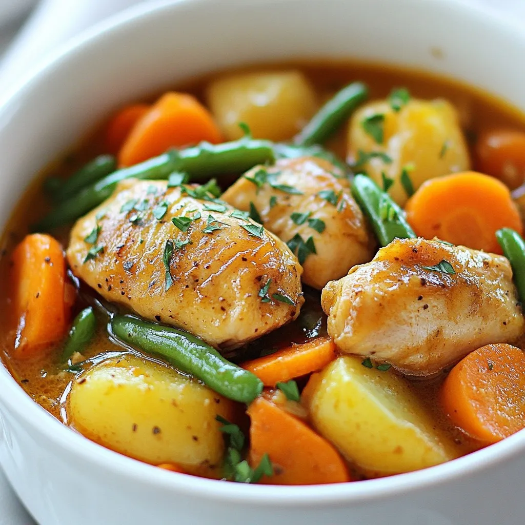Savory Slow Cooker Chicken Stew Easy Family Meal