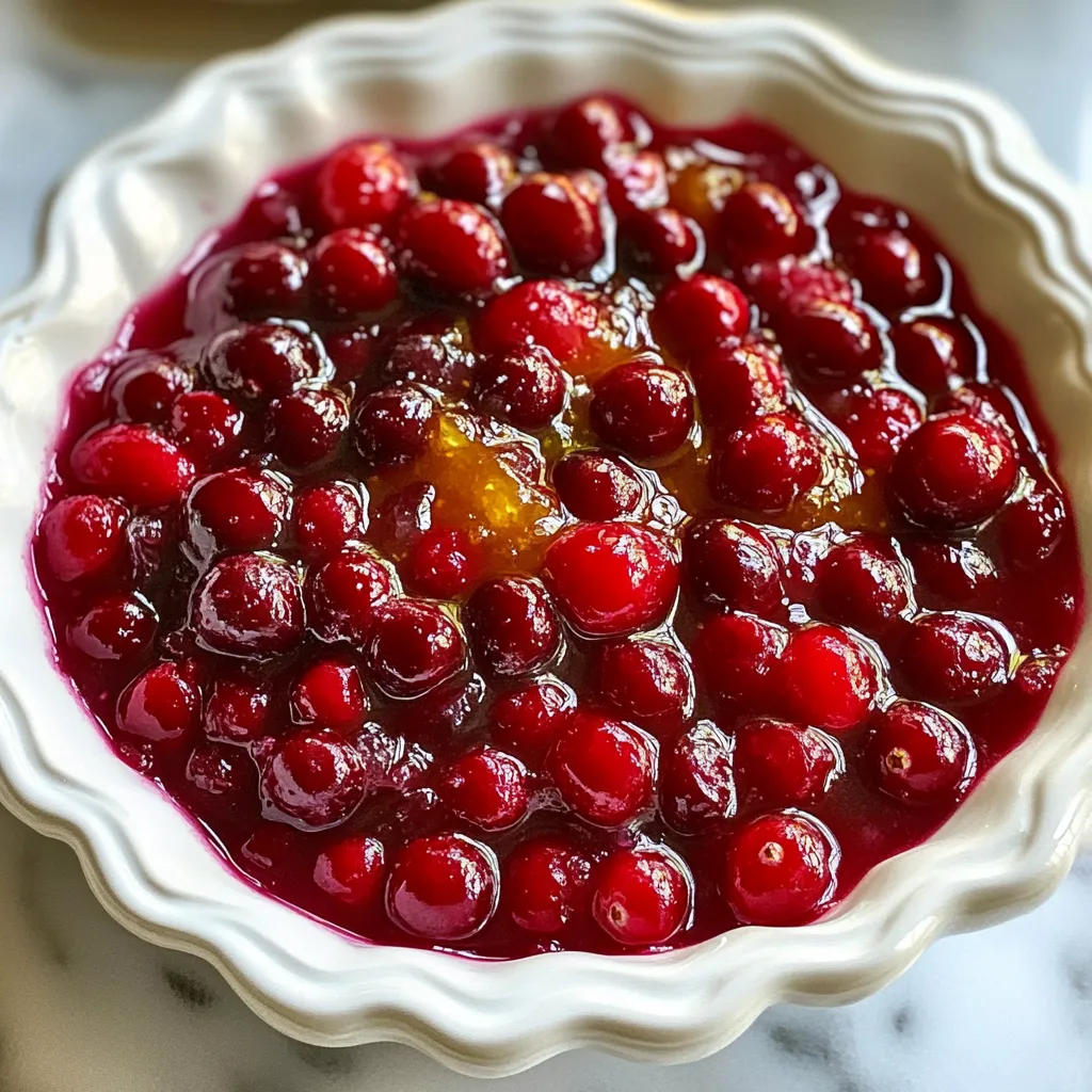 Cranberry Citrus Dipping Sauce Flavorful and Fresh
