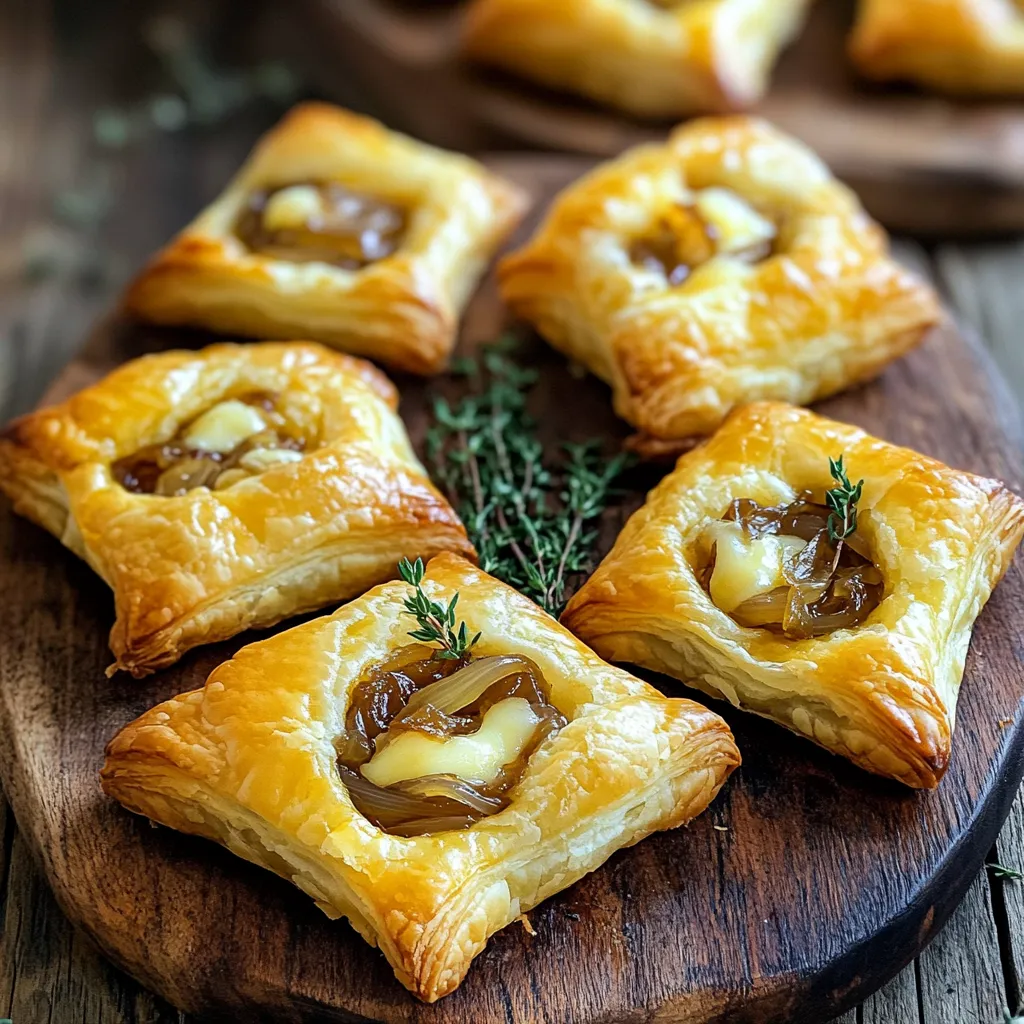Caramelized Onion Gruyère Puff Bites Irresistible Snack