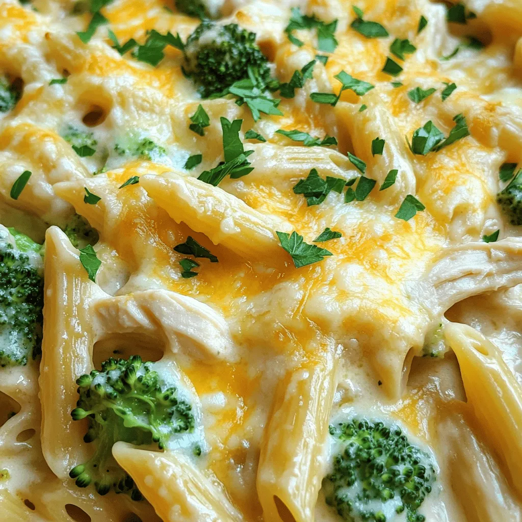 Easy Chicken Alfredo Bake Cheesy and Comforting Dish
