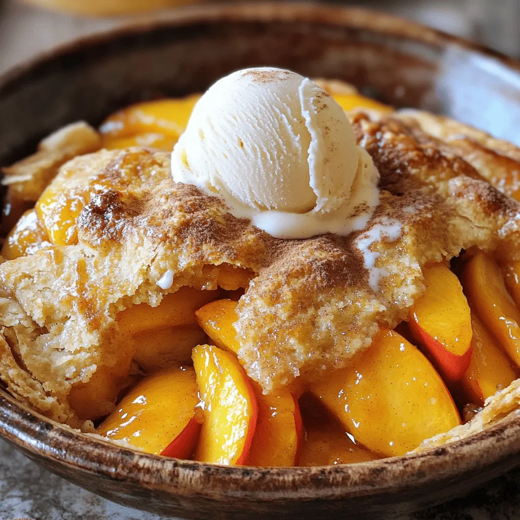 Easy Peach Cobbler Delightful Dessert for Everyone