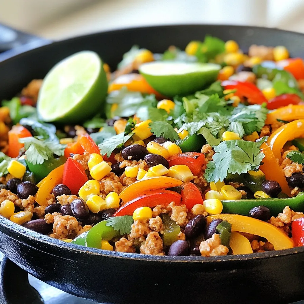 Turkey and Pepper Skillet Flavorful Easy Weeknight Meal