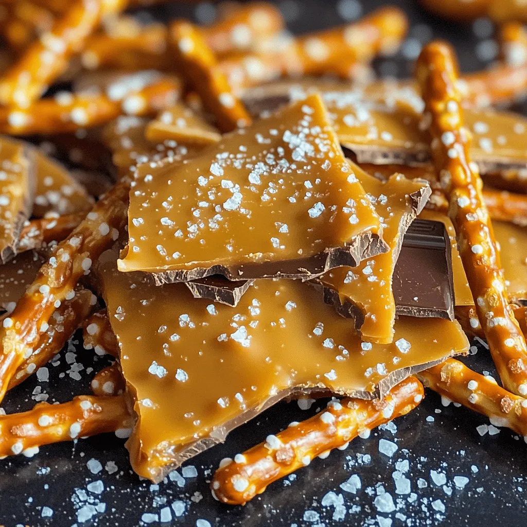 Ingredient Salted Caramel Pretzel Bark Delightful Treat
