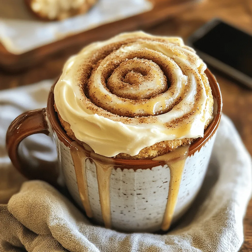 Cinnamon Roll Mug Cake Quick and Tasty Dessert Delight