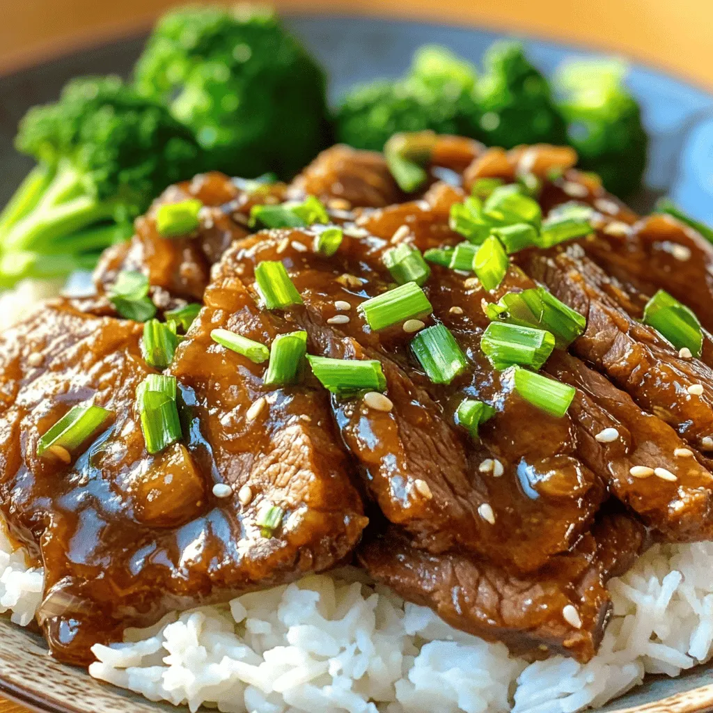 Mongolian Beef Takeout Fakeout Tasty Homemade Meal