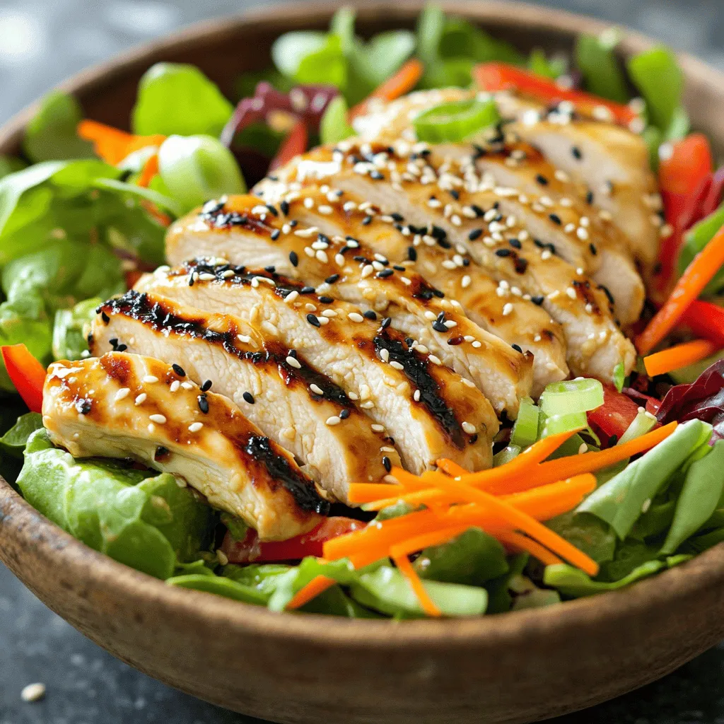 Savory Sesame Chicken Salad Fresh and Flavorful Dish