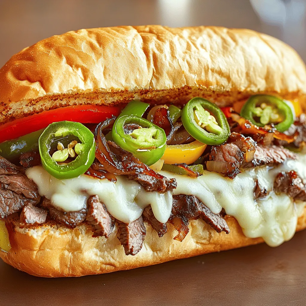 Ultimate Cheesesteak Sandwich Flavorful and Delicious Meal