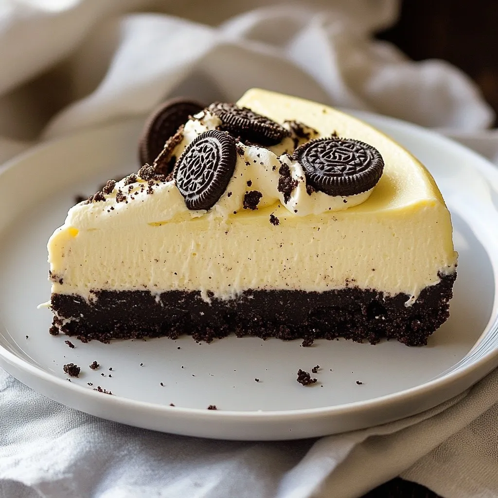 No-Bake Oreo Cheesecake Easy and Delicious Dessert