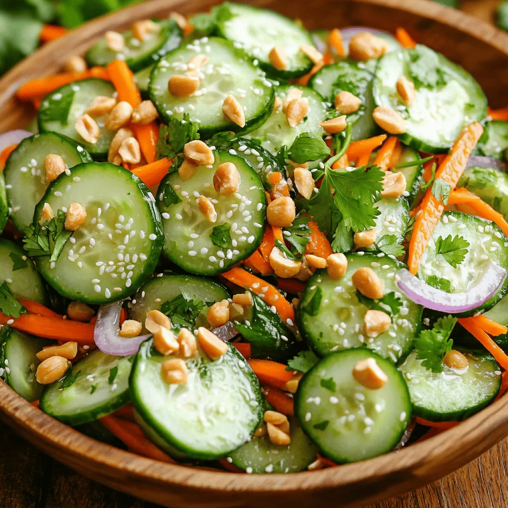 Cucumber Carrot Salad Fresh and Crunchy Delight