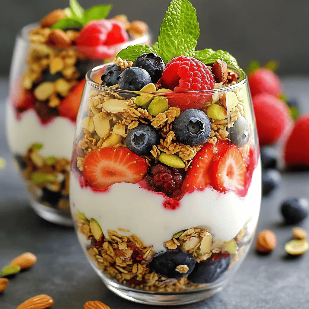 Protein Greek Yogurt Berry Parfaits Deliciously Easy