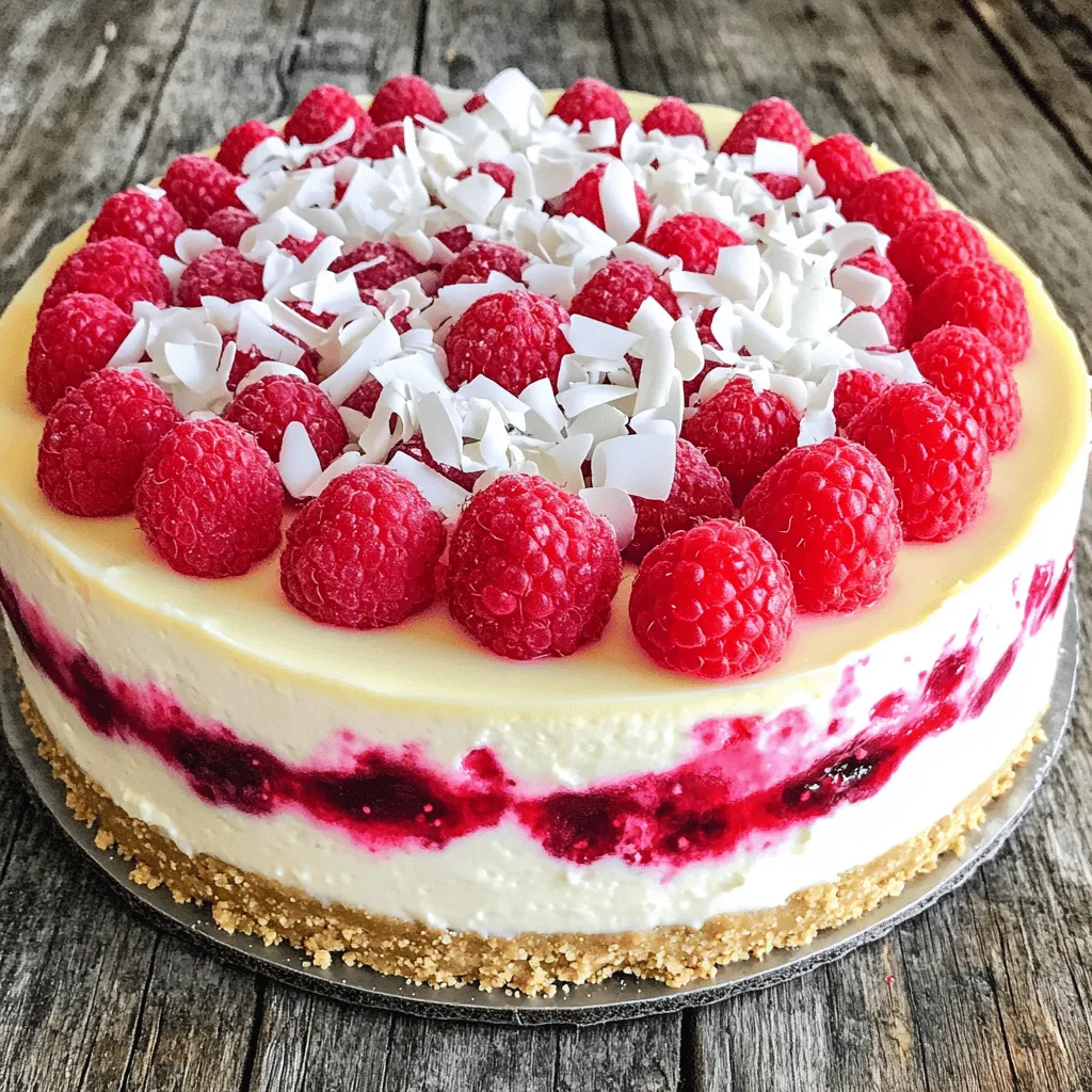 White Chocolate Raspberry Cheesecake Delightful Treat