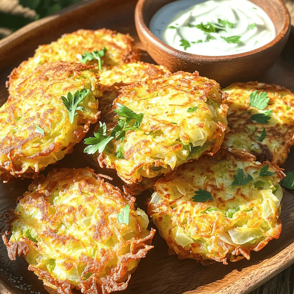 Golden Cabbage &#038; Onion Fritters Flavorful and Crisp