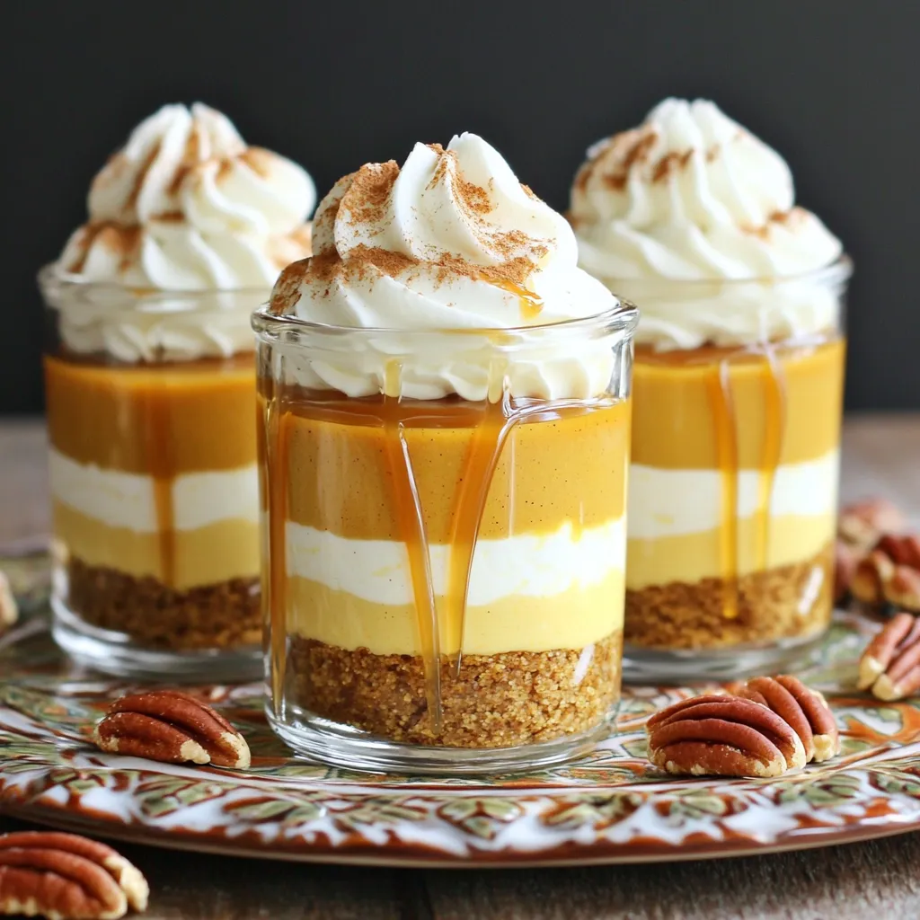 No-Bake Pumpkin Cheesecake Cups Easy and Delicious Treat