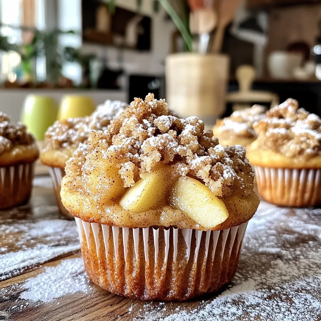 Apple Cinnamon Streusel Muffins Warm and Tasty Treat