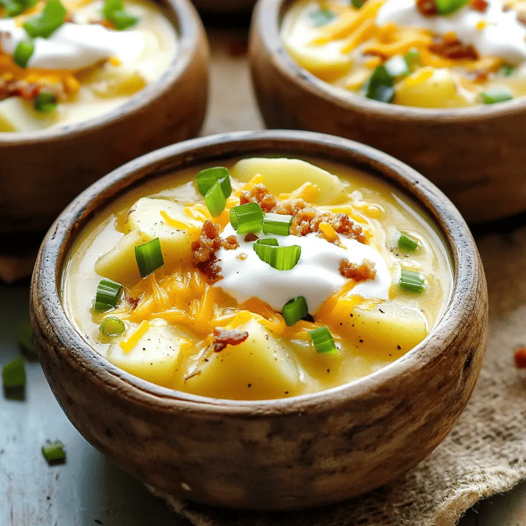 Loaded Baked Potato Soup Creamy and Comforting Delight