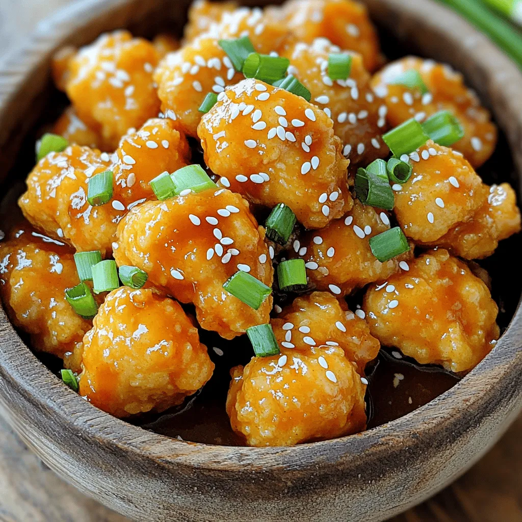 Air Fryer Crispy Orange Chicken Packed with Flavor