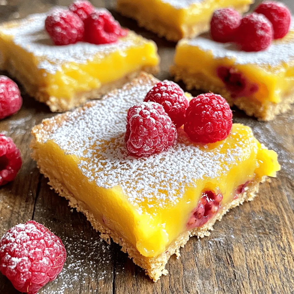 Tangy Raspberry Lemon Bars Tempting and Tart Delight