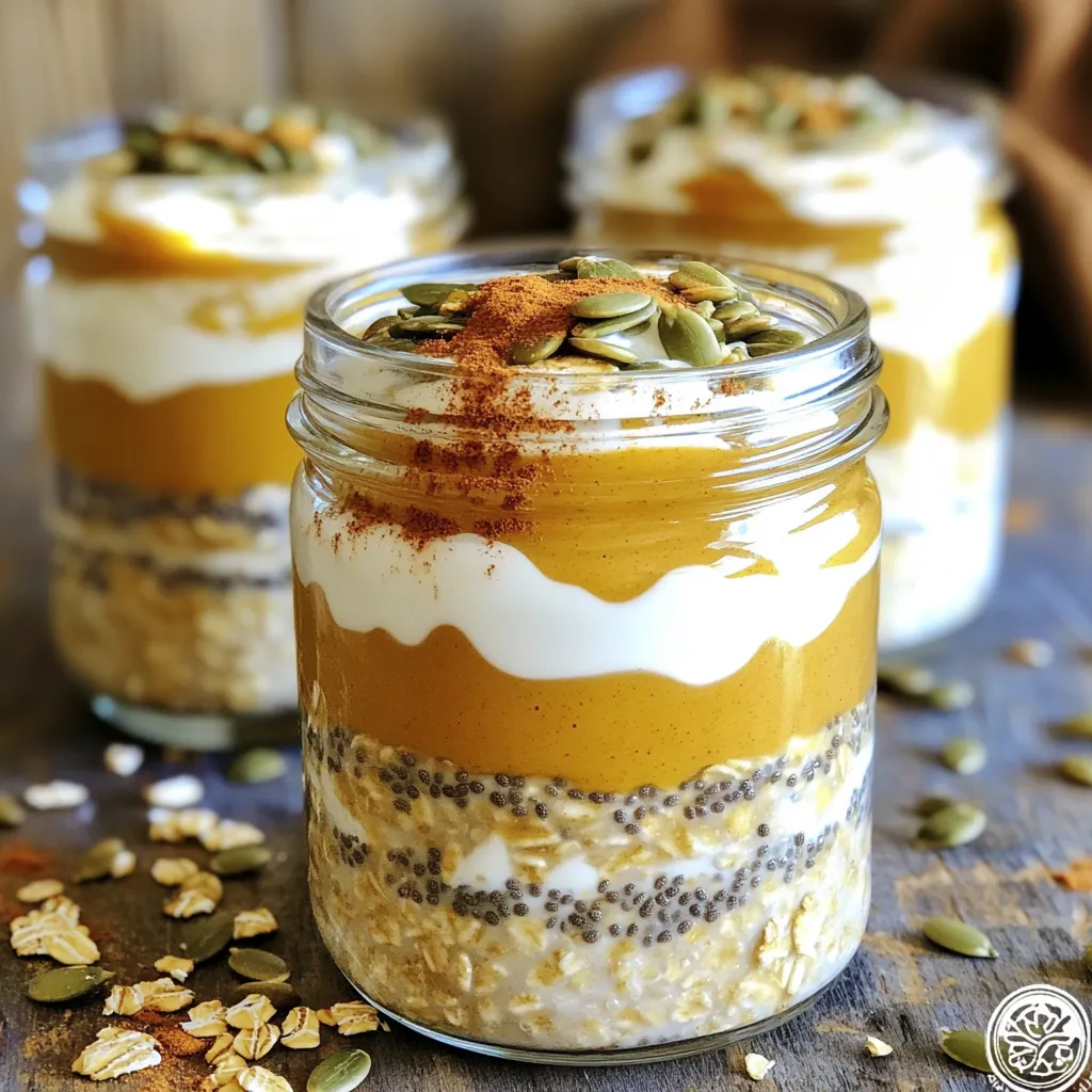 Pumpkin Spice Latte Overnight Oats Easy Morning Recipe